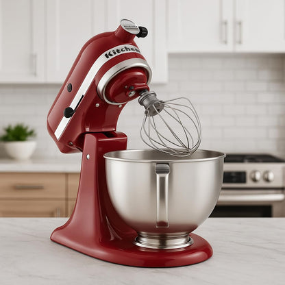 Kitchen Aid Tilt-Head Stand Mixer 4.5 Quart KSM85PBER, Empire Red