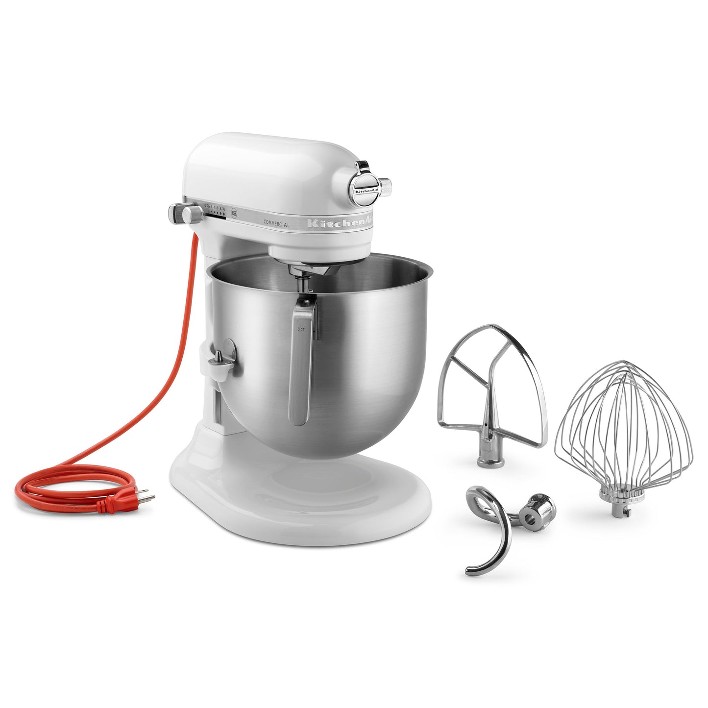 KitchenAid NSF Certified Commercial Series 8-Qt Bowl Lift Stand Mixer - KSM8990