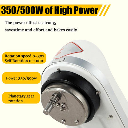 Commercial 5L/7L/10L stand mixer, 3 speed electric dough mixer for bread, cake and bakery use, white 7L
