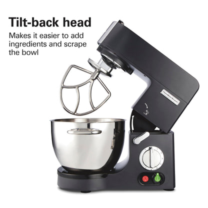 Hamilton Beach Commercial CPM800 8 Quart Stand Mixer, Die-Cast Aluminum, Black