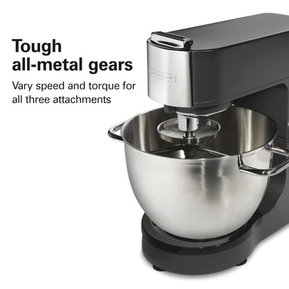 Hamilton Beach Commercial CPM800 8 Quart Stand Mixer, Die-Cast Aluminum, Black